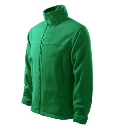 Fleece Herren Jacket grasgrün