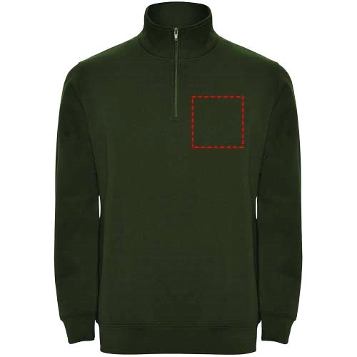 Aneto Pullover mit Viertelreißverschluss