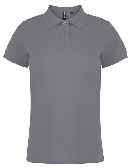 Asquith & Fox - Women´s Classic Fit Polo - Heather Grey