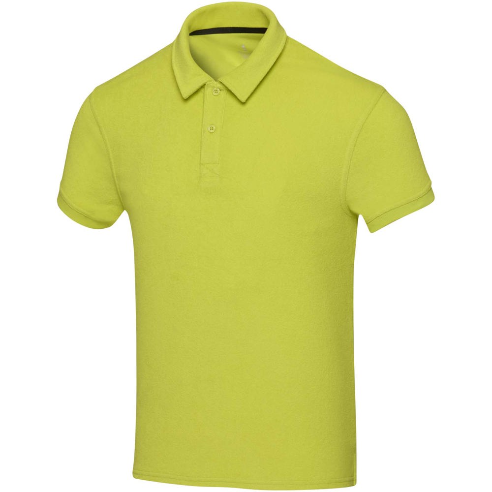 Akoya Poloshirt aus recyceltem Frottee Unisex - limone